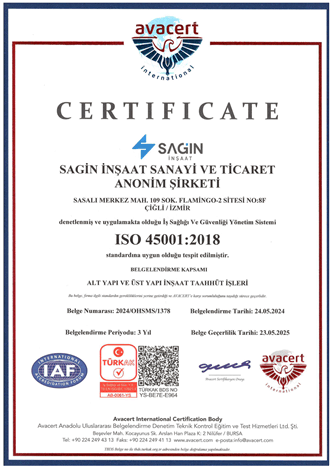 TÜRKAK 45001